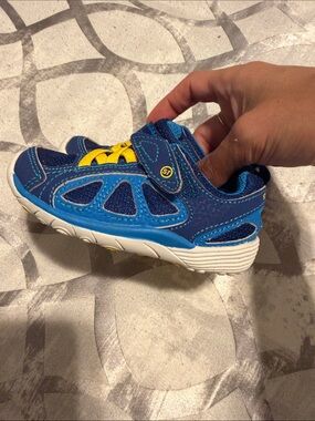 Blue & Yellow stride rite Kids Sneakers